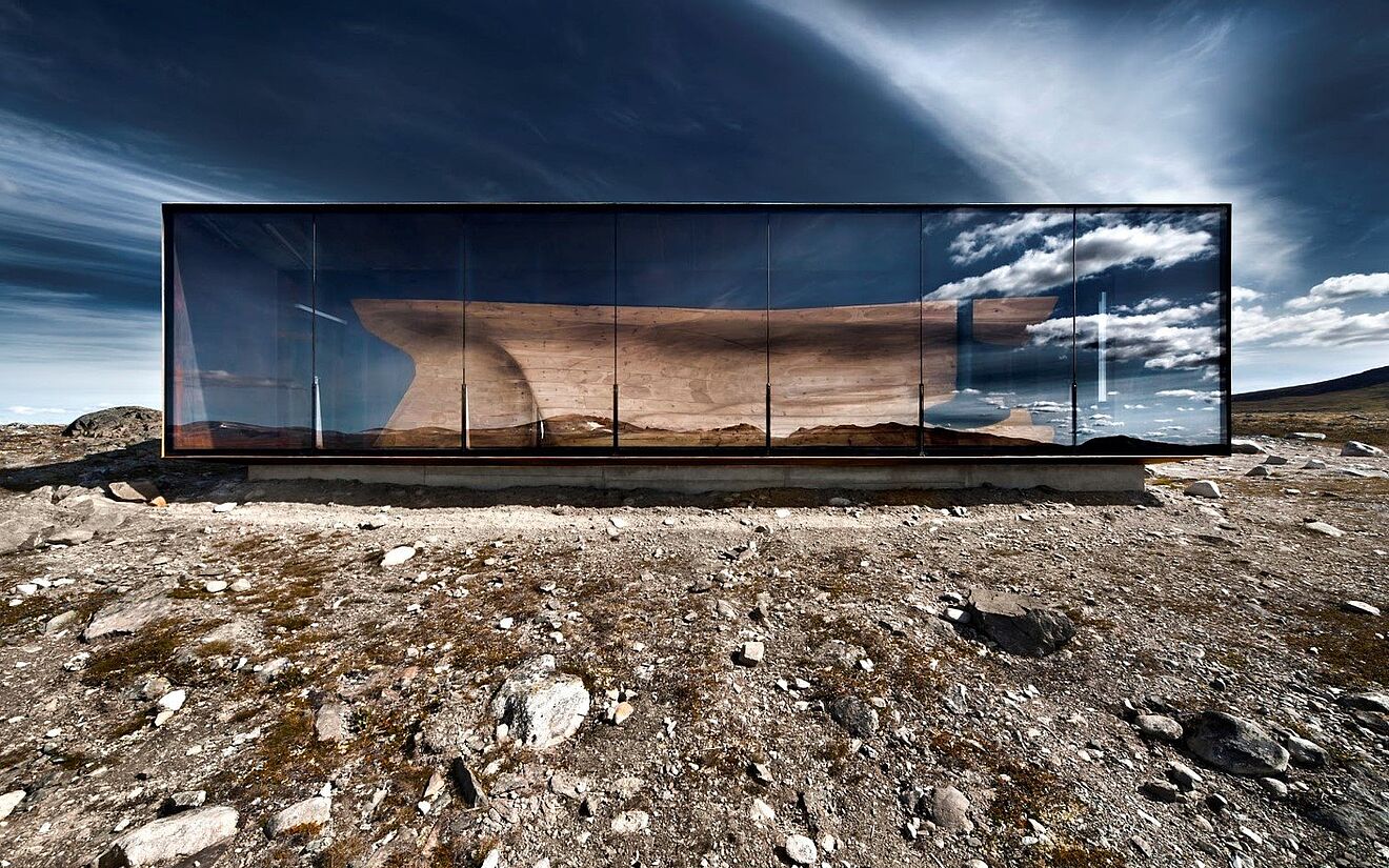 Rentier-Beobachtungsstation Tverrfjellhytta, Norwegen