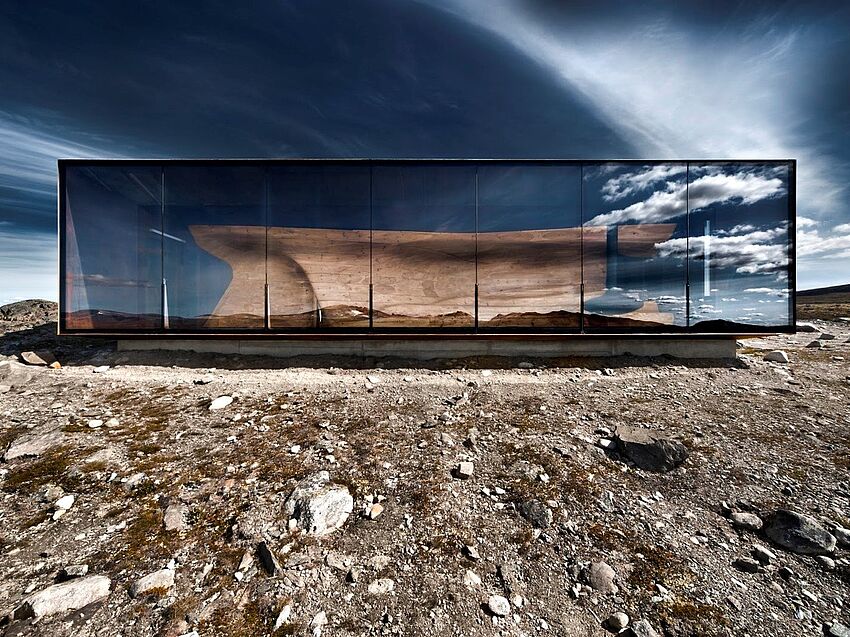 Rentier-Beobachtungsstation Tverrfjellhytta, Norwegen