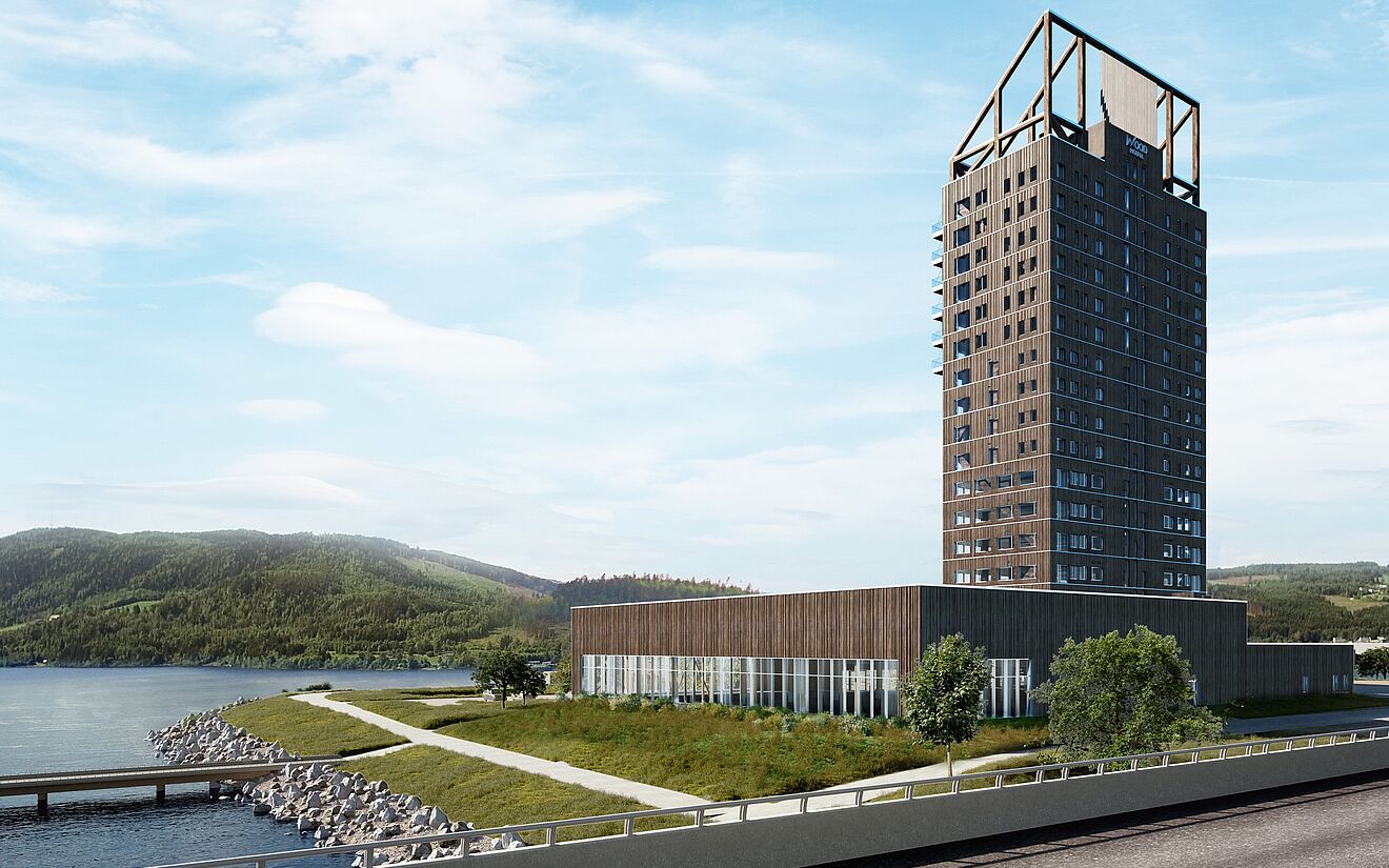 „Mjøstårnet“ (Mjøsa-Tower)