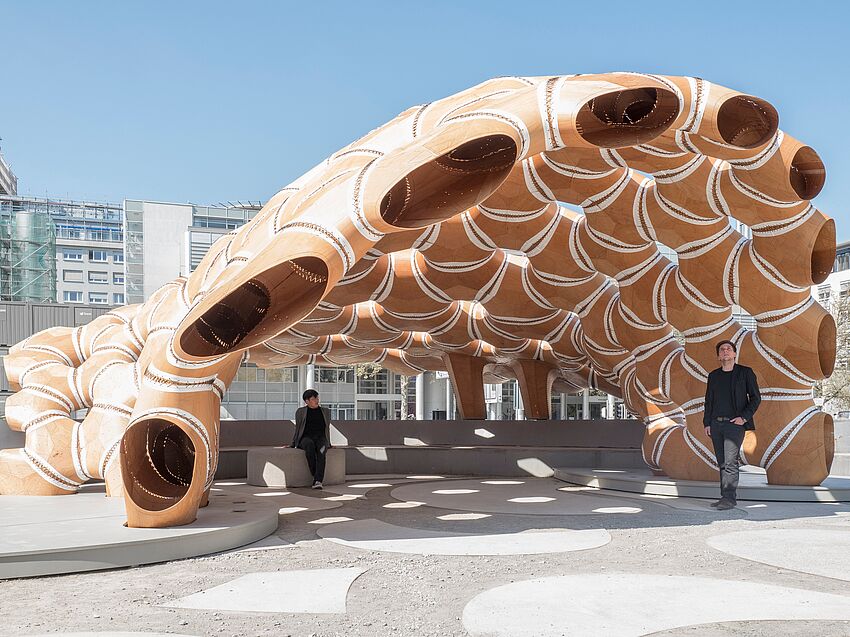ICD/ITKE Forschungspavillon 2015-16, Stuttgart