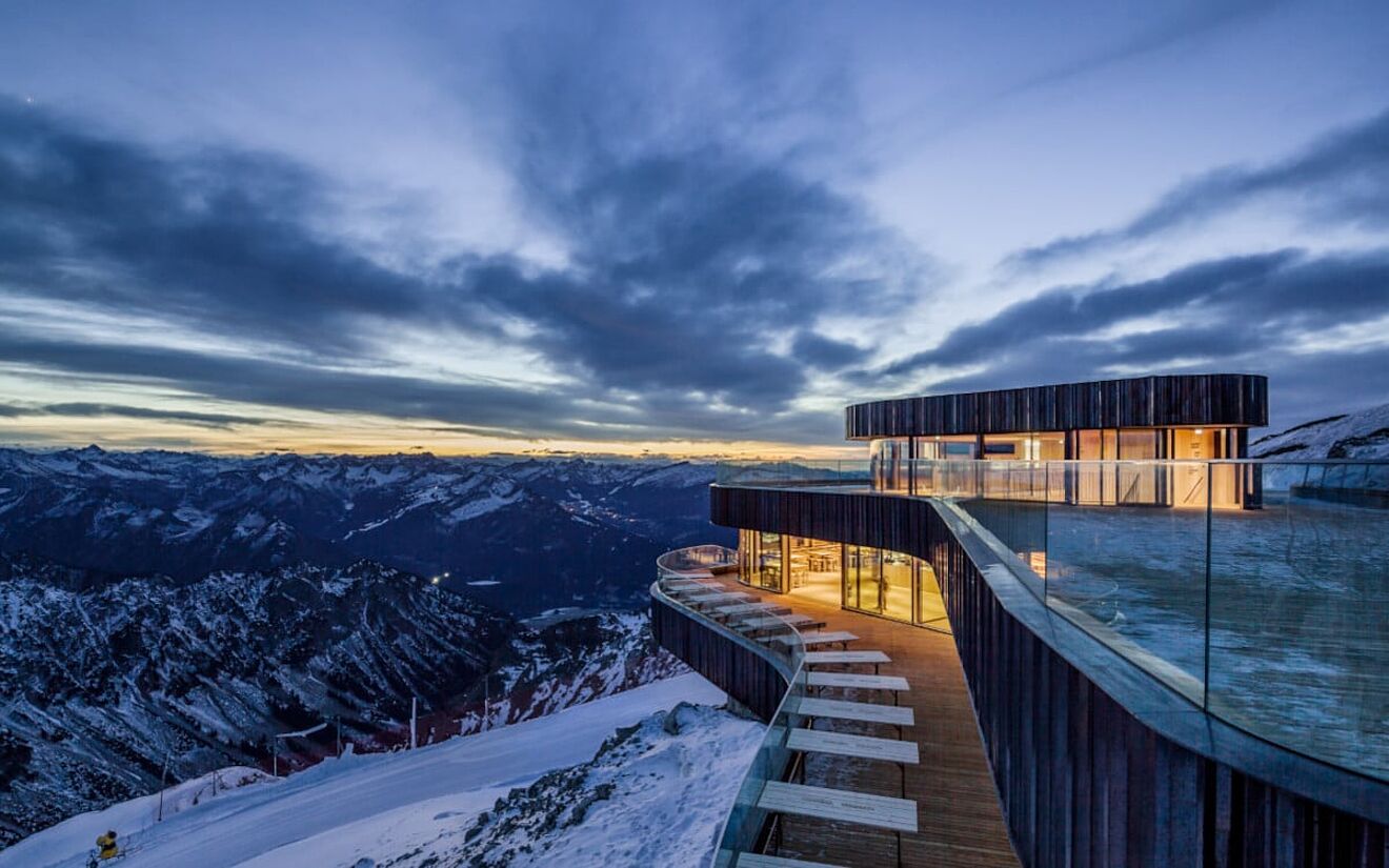 Gipfelrestaurant Nebelhorn: Gut gebaut am Gipfel