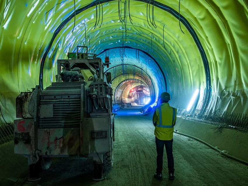 Gekühlter Beton für Stuttgart 21