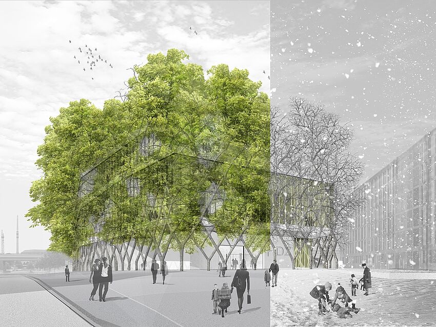 Competition entry "Haus der Zukunft Berlin"