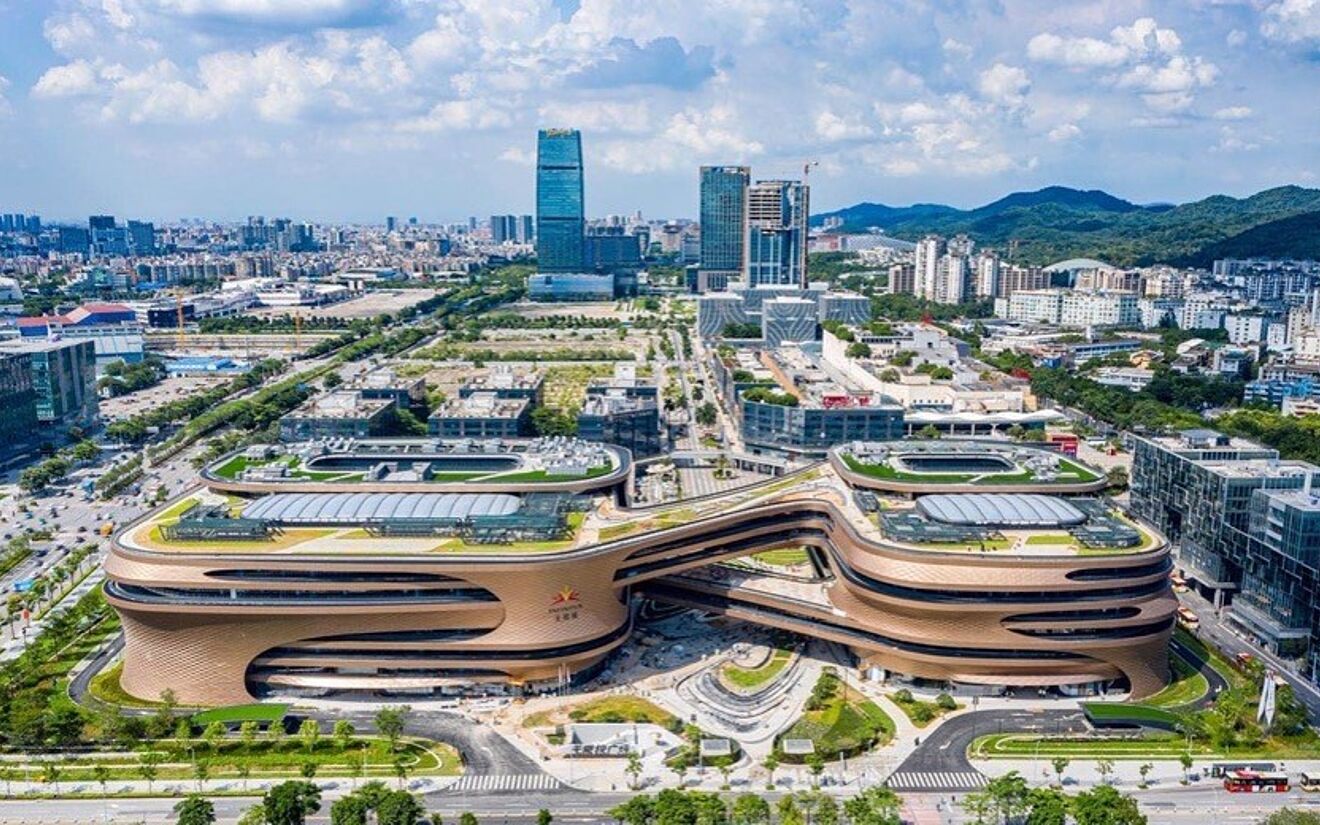 Infinitus Plaza in Guangzhou. Copyright: Zaha Hadid Architects
