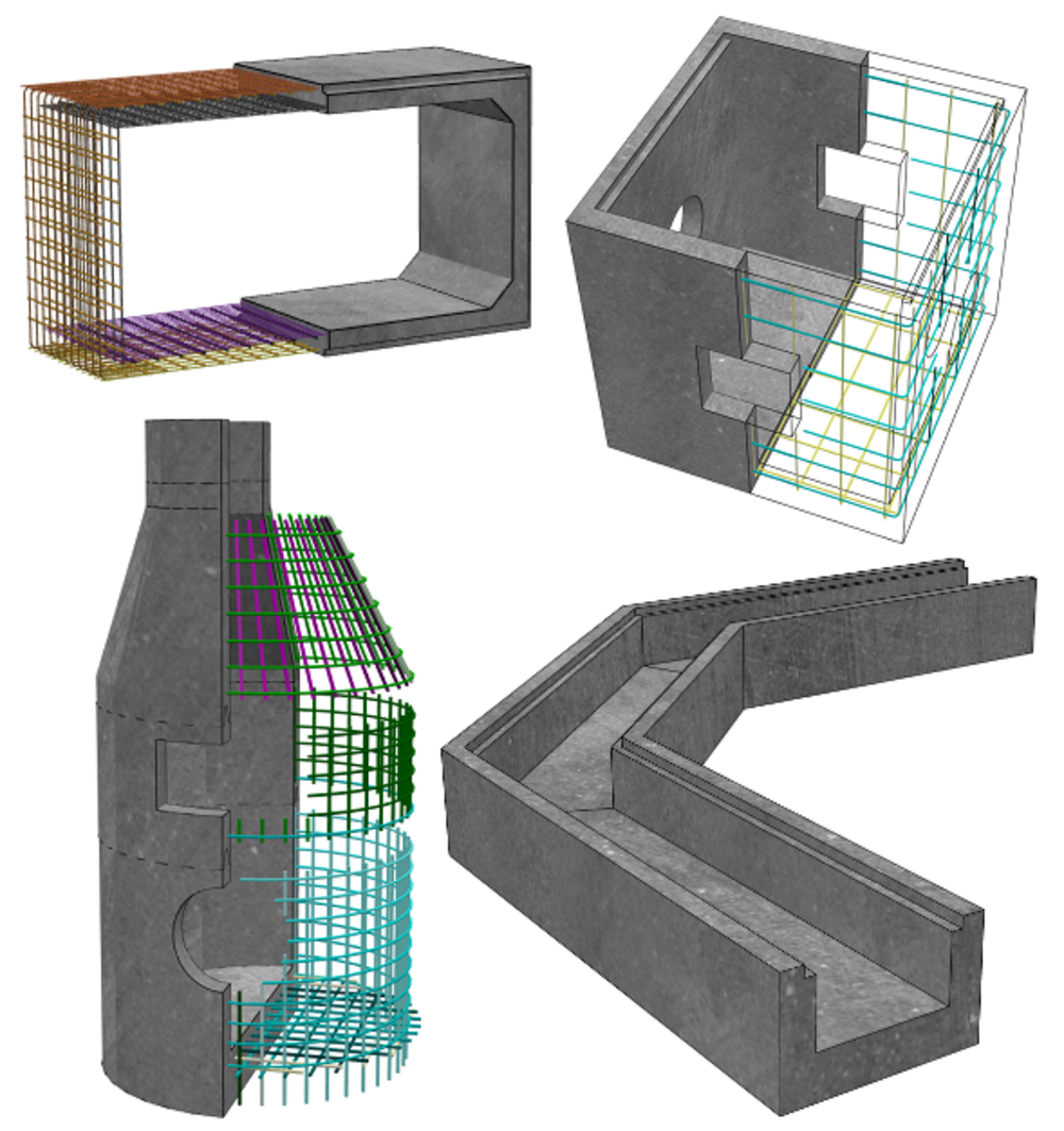 Software precast concrete rebar industry