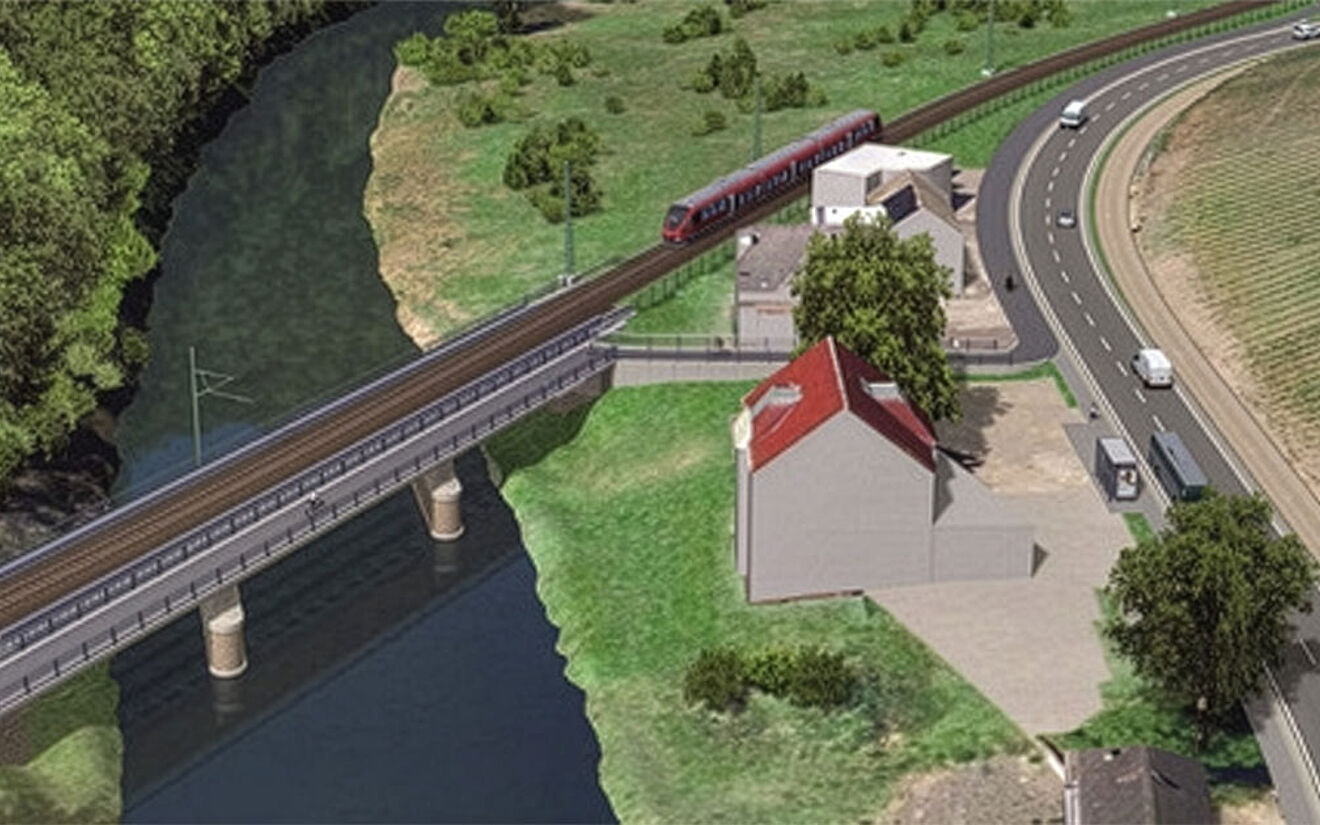 Copyright: Harrer Ingenieure; 3D-Visualisierungen der Brücke