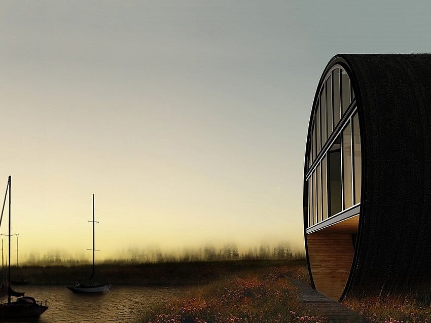 Die Siedlung der „Rolling Homes“ in Litauen