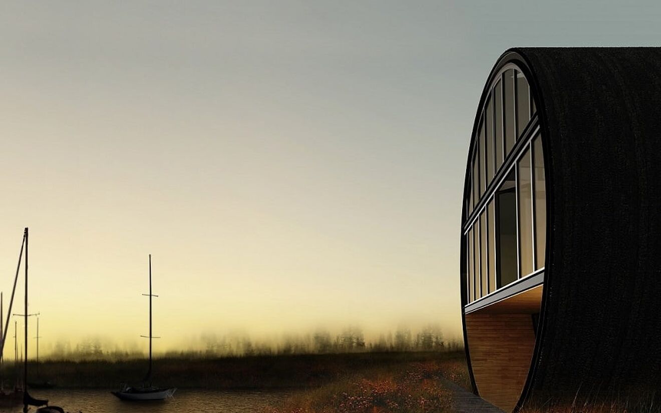 Die Siedlung der „Rolling Homes“ in Litauen