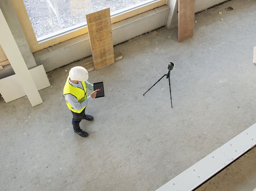 Scan2Allplan: Vom handlichen Laserscan zum BIM-Modell