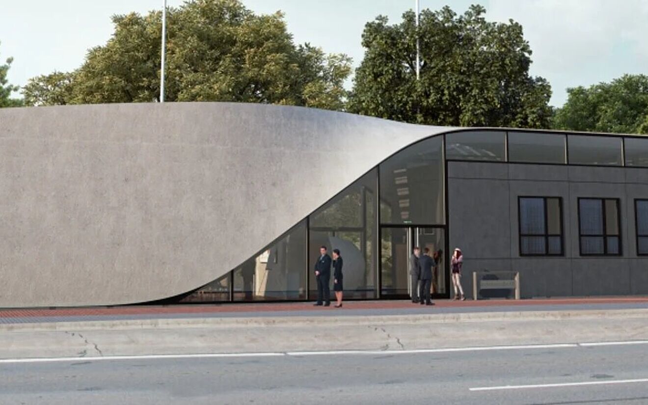 First house made of carbon concrete: CUBE