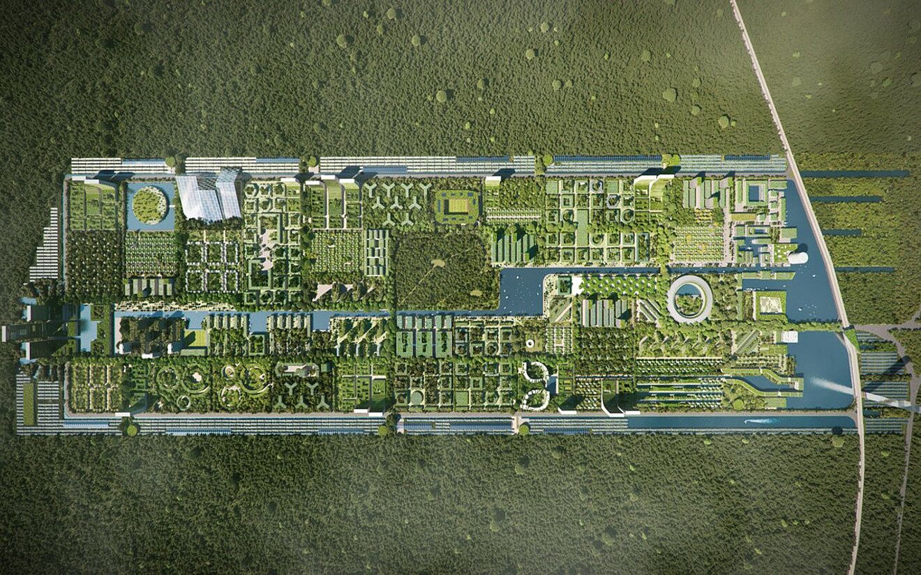 Grünes Utopia: Smart Forest City Cancun