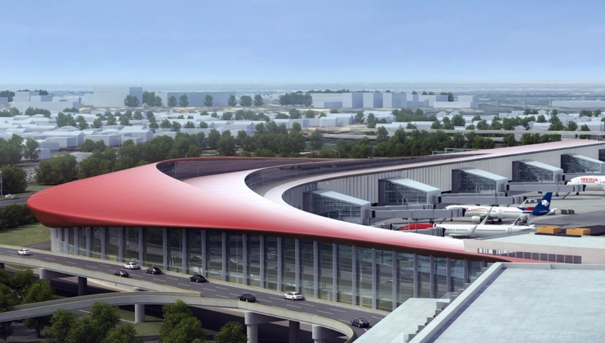 Logan International Airport terminal modernization architectural rendering. Photo courtesy of Beauce Atlas